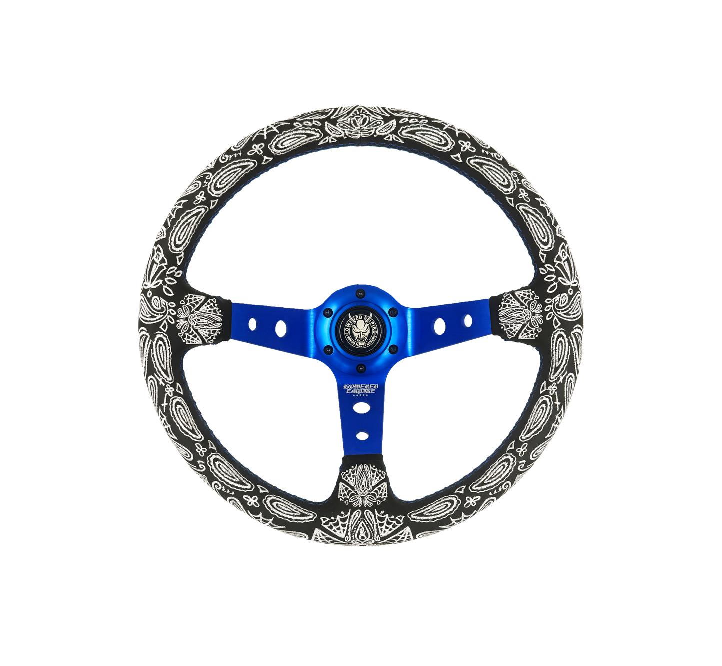 Blue Paisley BP-1 Steering Wheel 350mm