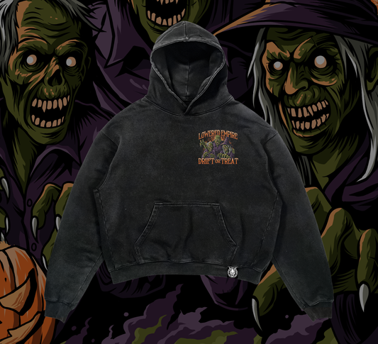 * Halloween * Drift or Treat Washed Premium Hoodie