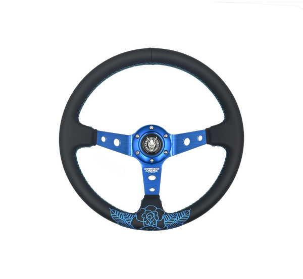 Teal Blue Rose Steering Premium