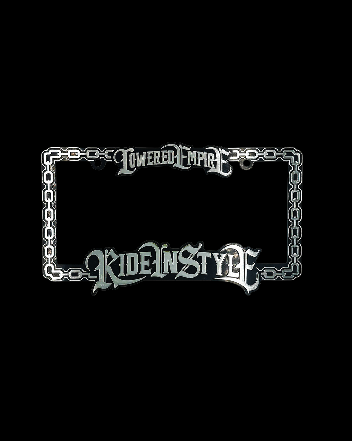 Ride In Style License Plate Frame