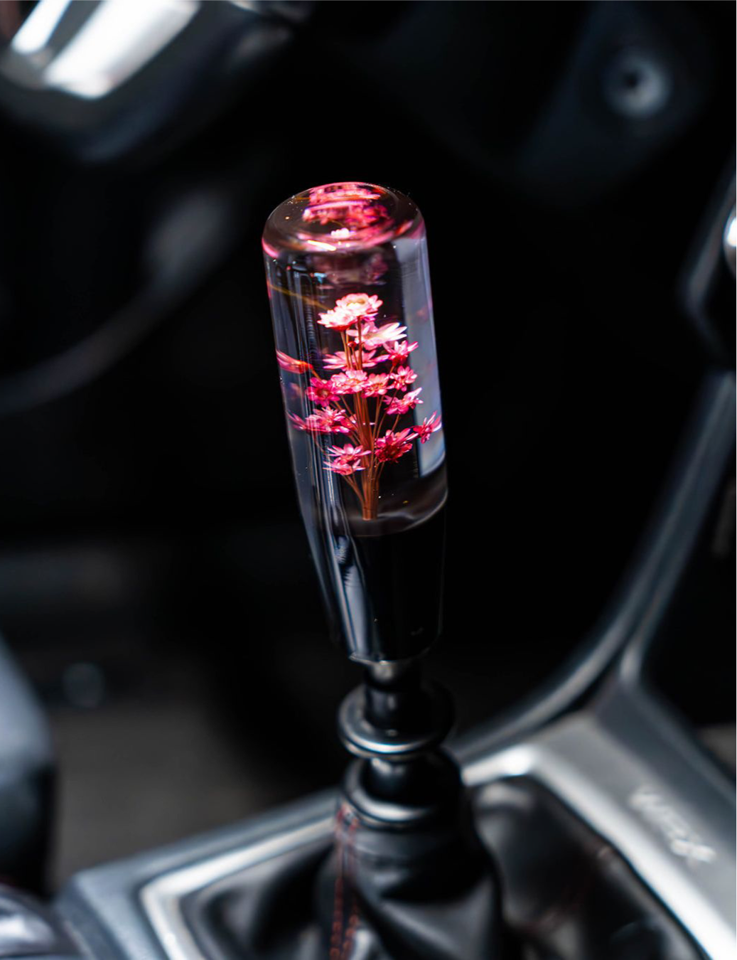 Sakura Clear Shift Knob