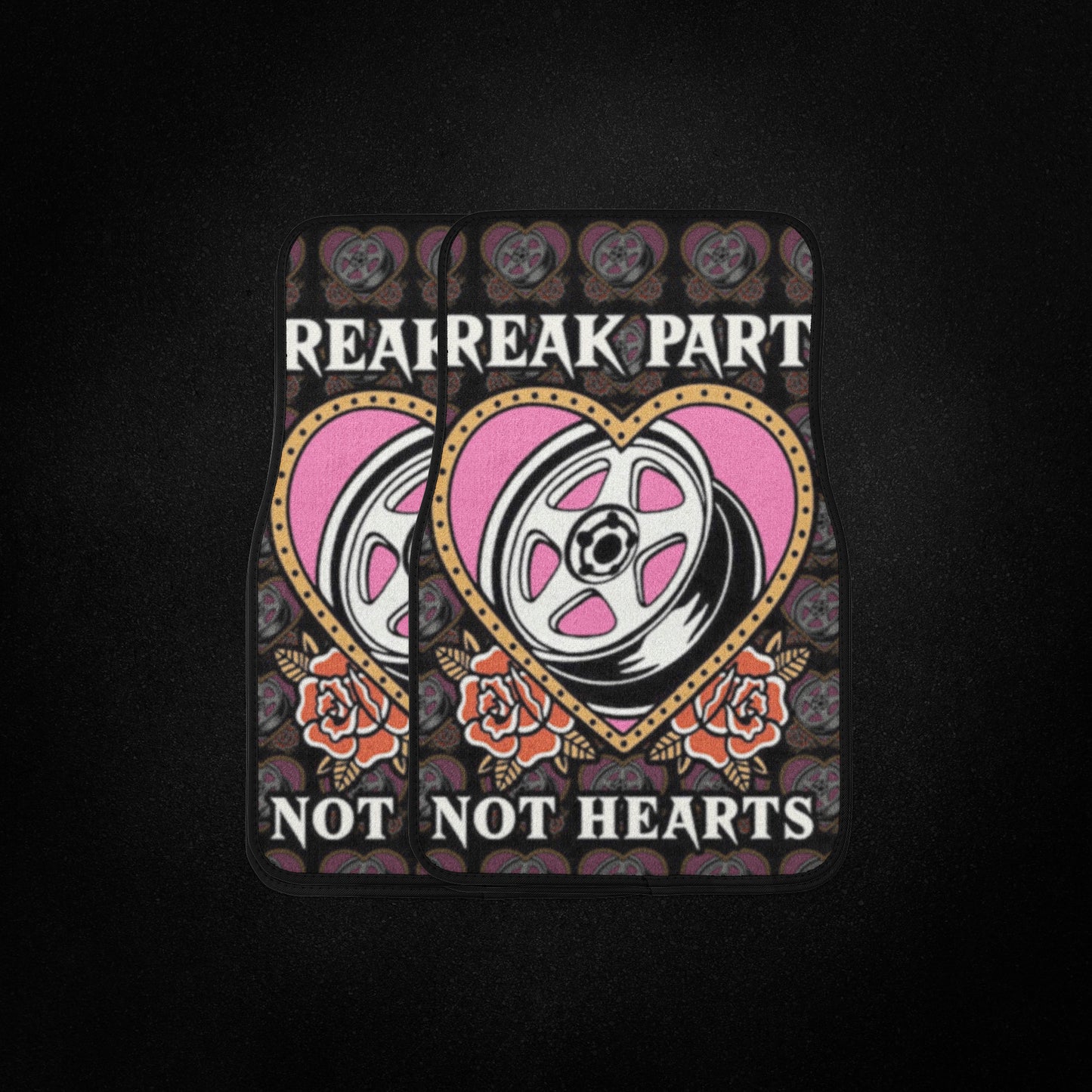 Broken Hearts Floor Mats