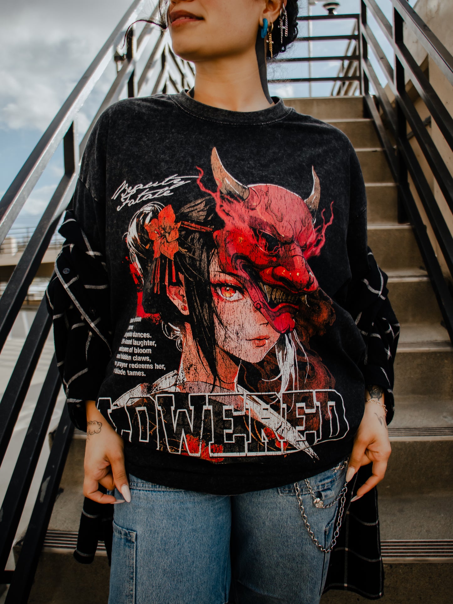 The Masked Geisha Vintage Washed Tee