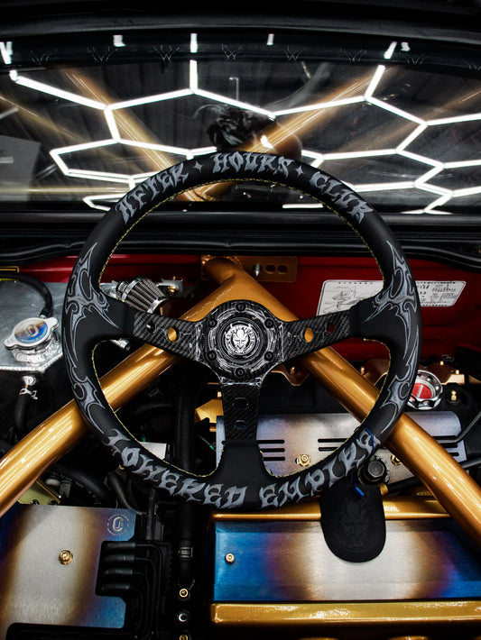 Carbon Fiber After Hours Club AH-2 Steering Wheel 350mm