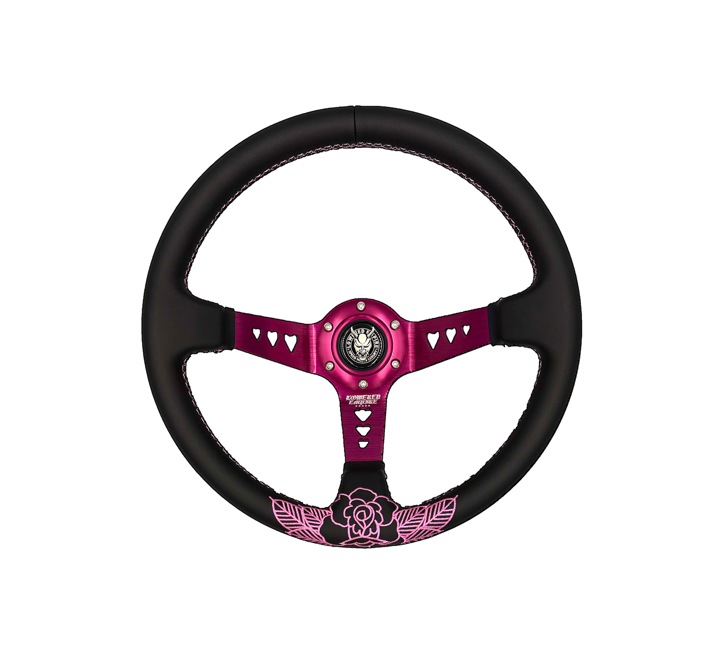 Pink Roses PR-2 Steering Wheel 350mm