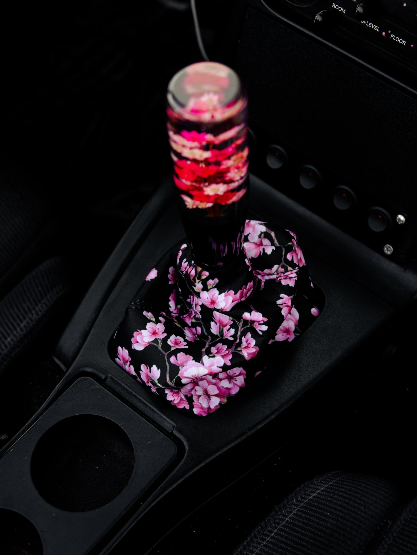 Sakura Pink Flowers Shift Boot