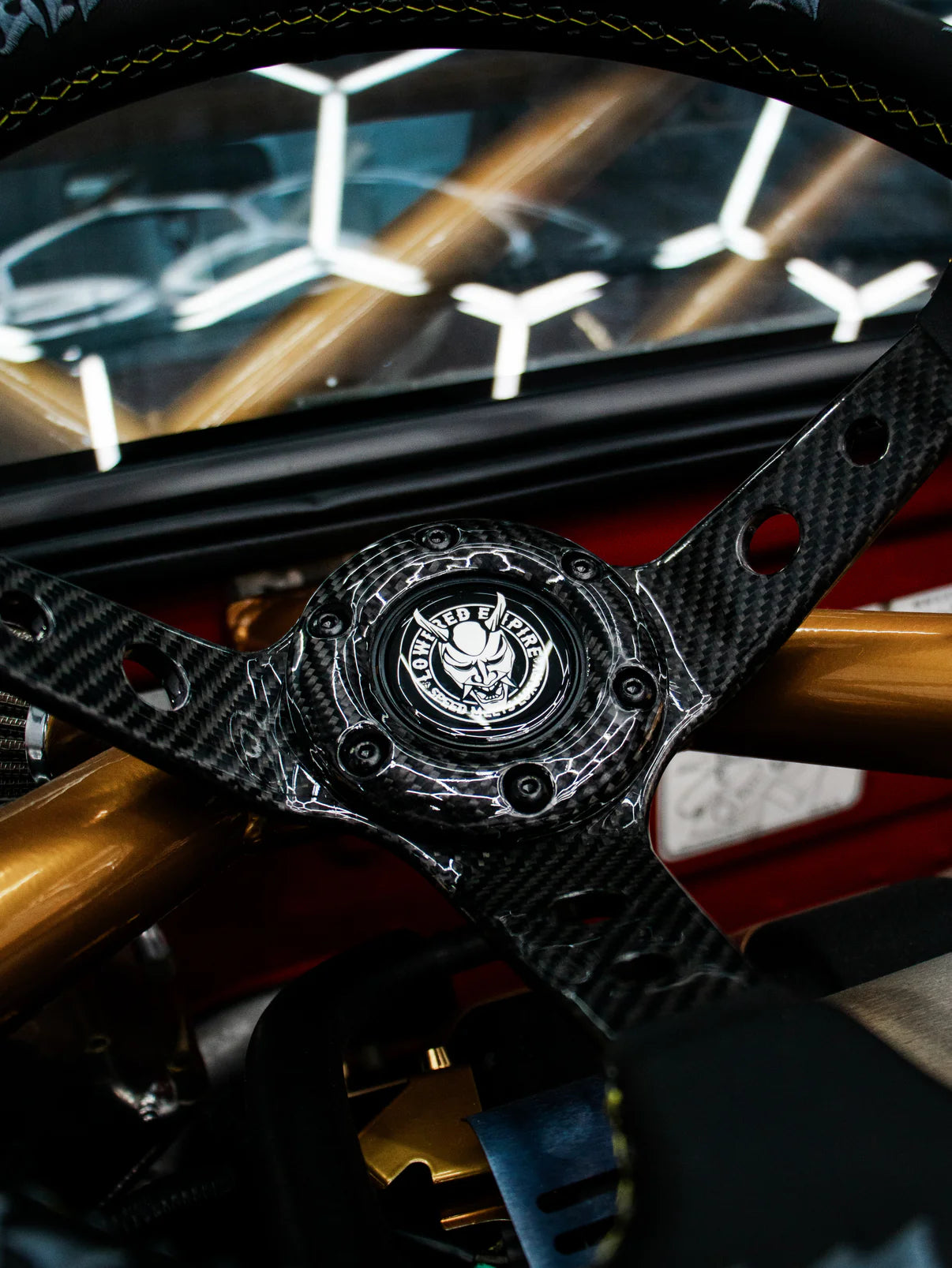 Carbon Fiber After Hours Club AH-2 Steering Wheel 350mm