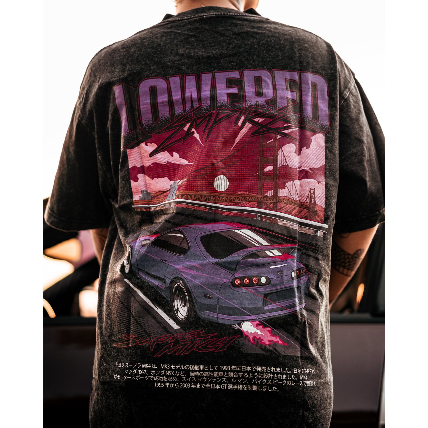 Bay Area X Supra Acid-Wash Premium Tee