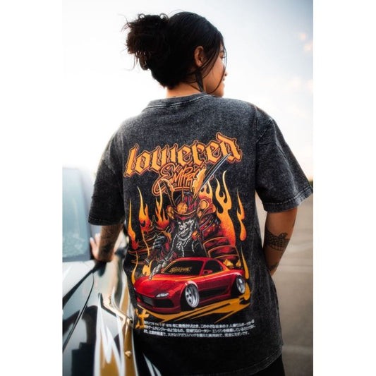 The RX7 Reaper Premium Acid Wash Tee