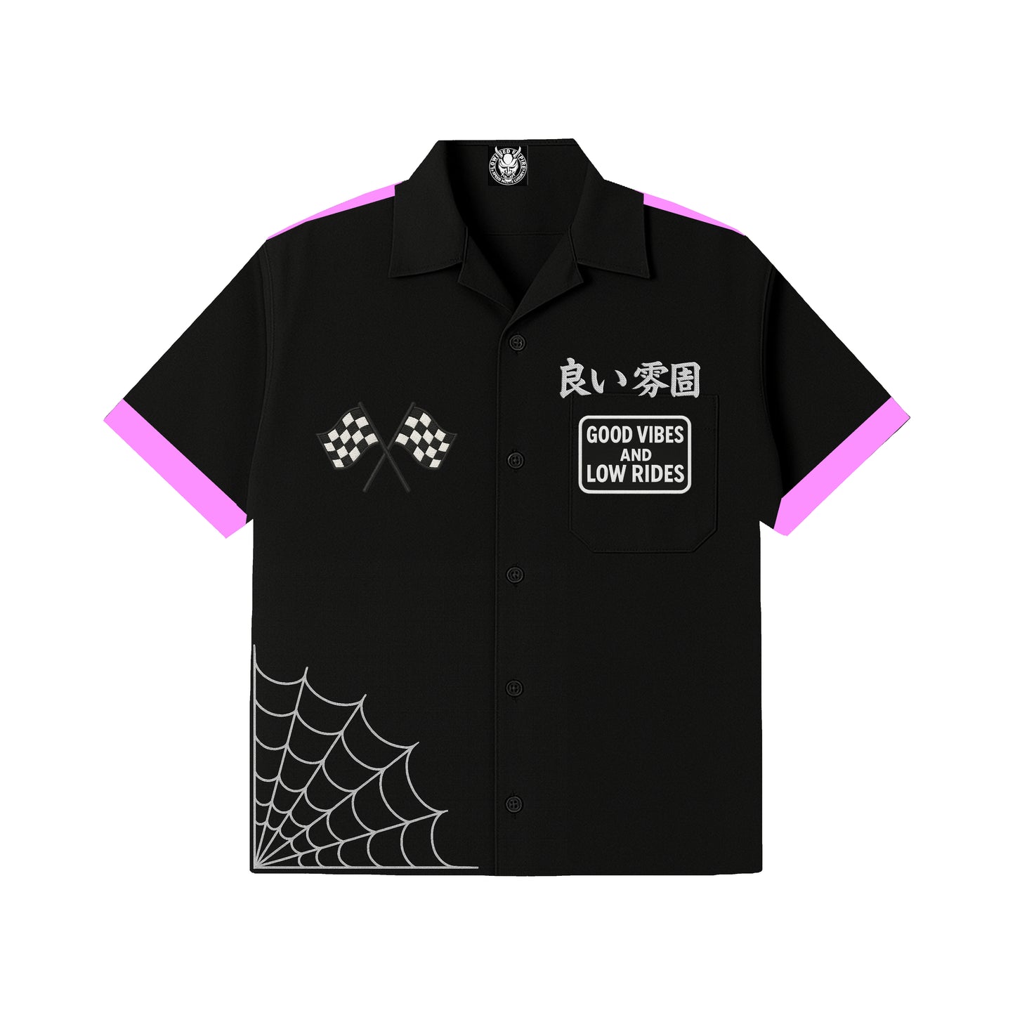 Pink Lowered Empire VIbes Mechanic Shirt
