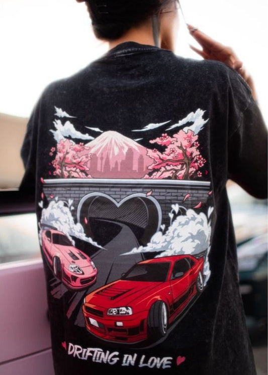 Drifting in Love With You Heavyweight Tee