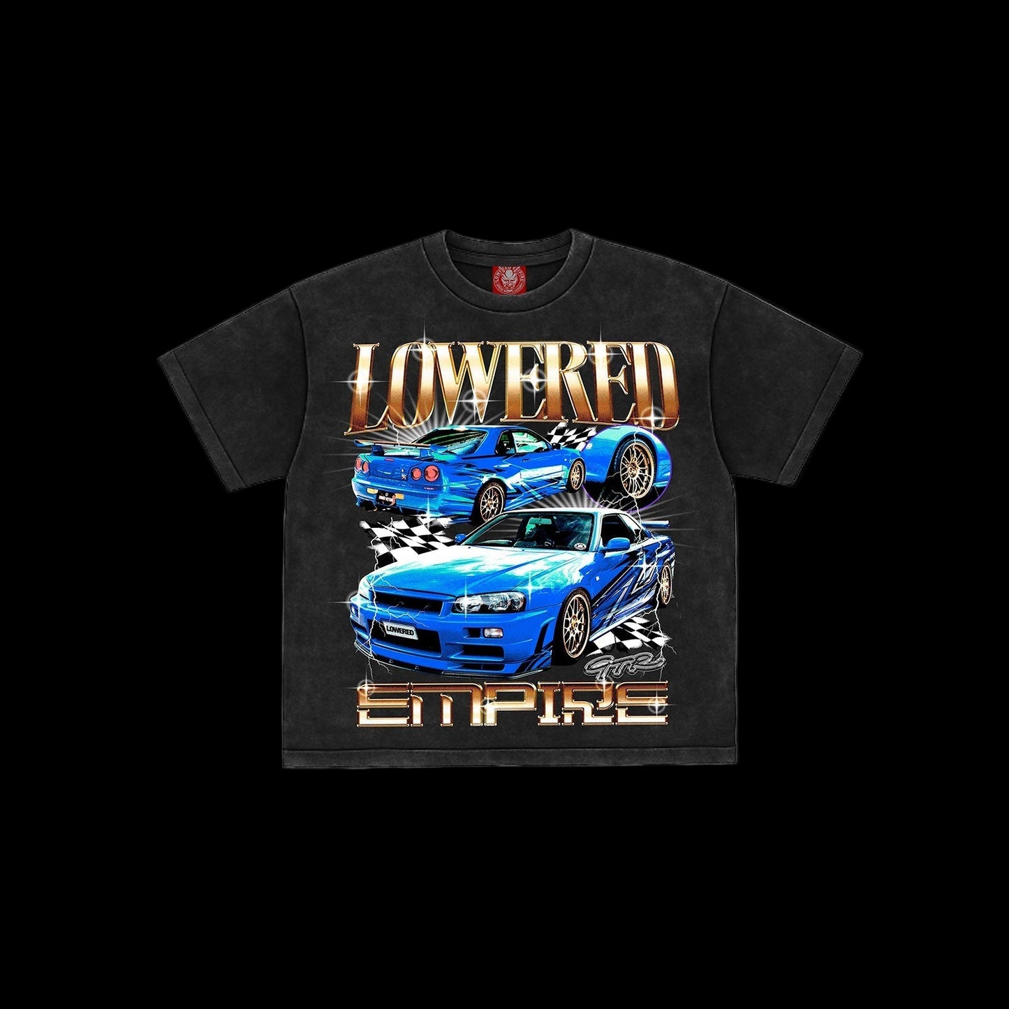 R34 Washed BootLeg Style Tee
