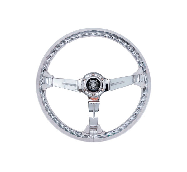 Chrome Dragon Rakkī JDM DR-2 Steering Wheel 350mm