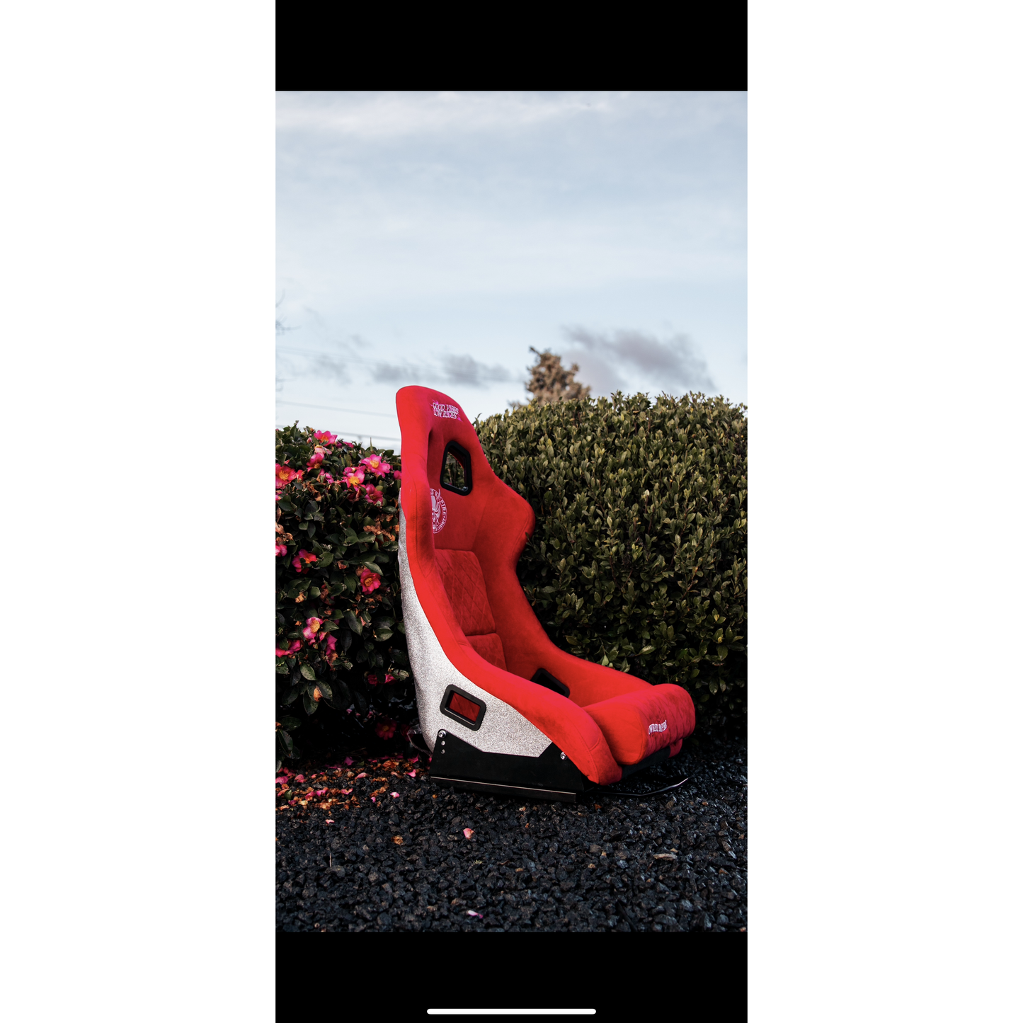 Red Lowered Empire Bucket Seats