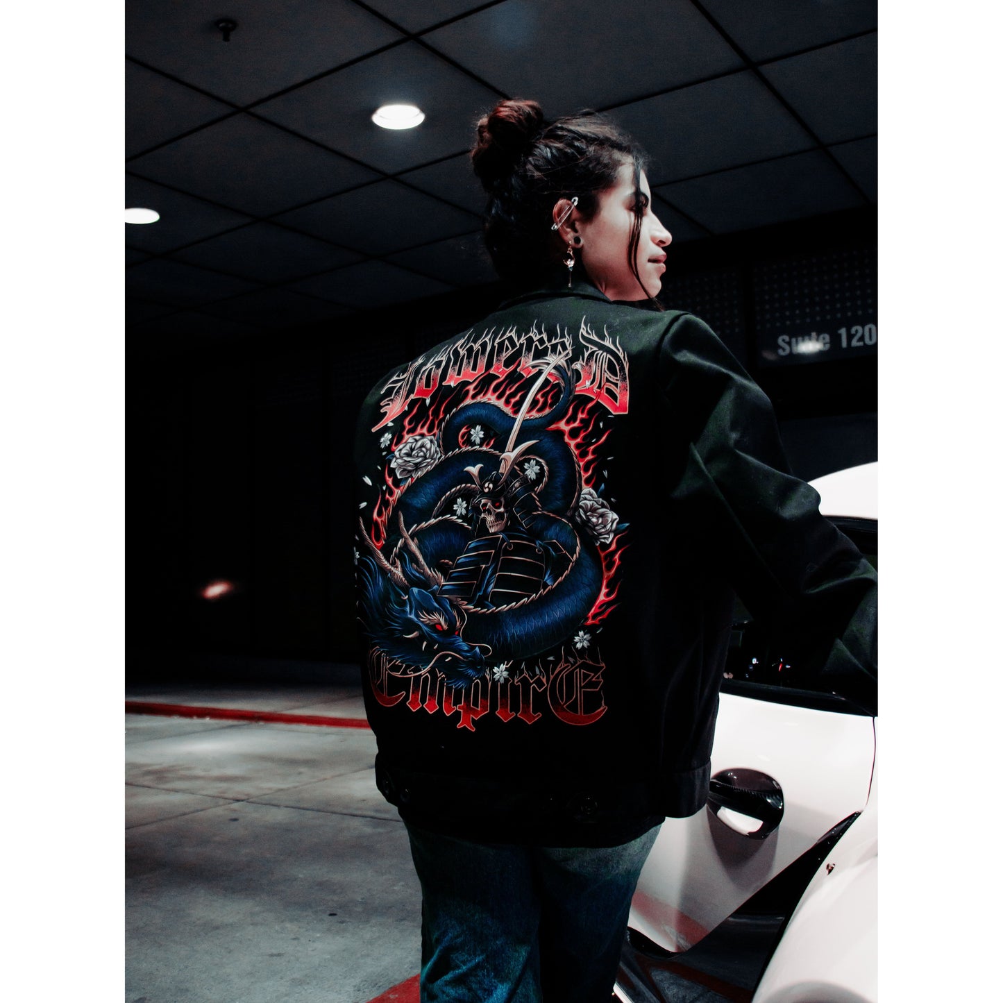 Honor and Fire: Samurai and Dragon Jacket