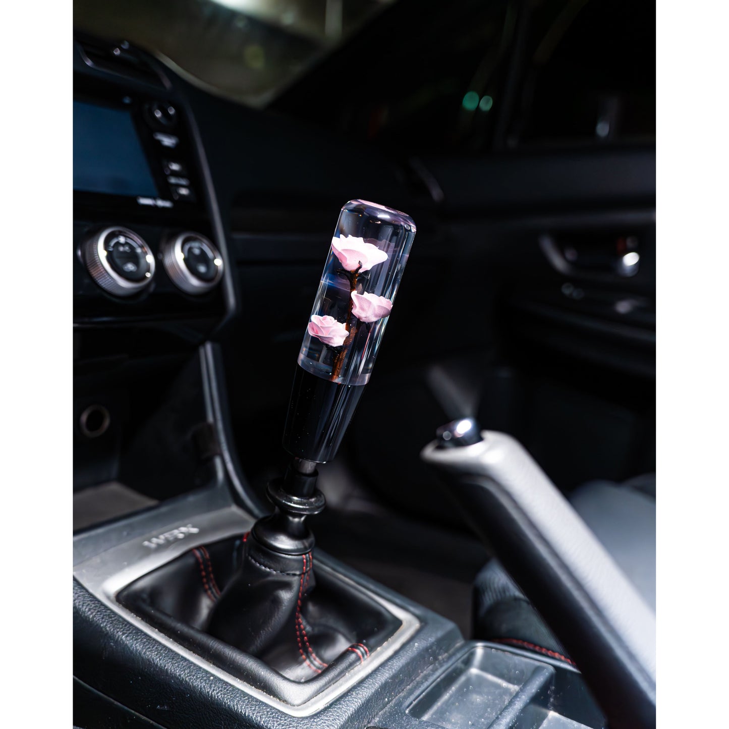 Pink Camellias Roses Shift Knob