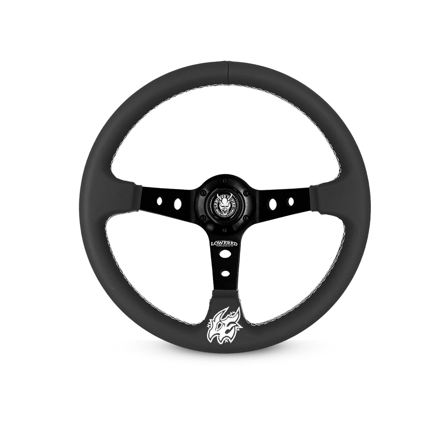 Black Pastel Steering Wheel Collection 350mm PC-7 - Lowered Empire