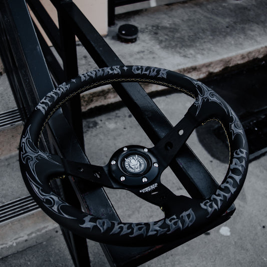 Black After Hours Club AH-1 Steering Wheel 350mm - Steering wheels