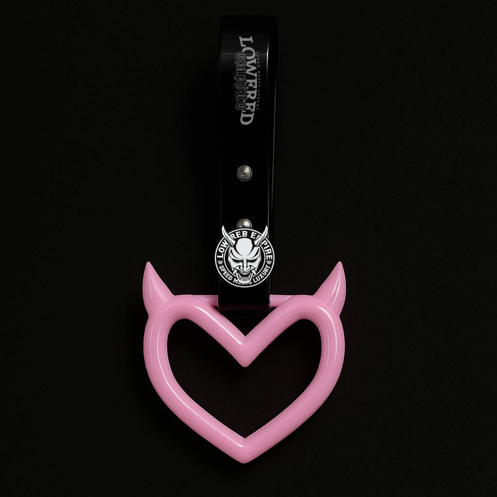 Demon Tsurikawa Handle W/ Logo Pin - PINK