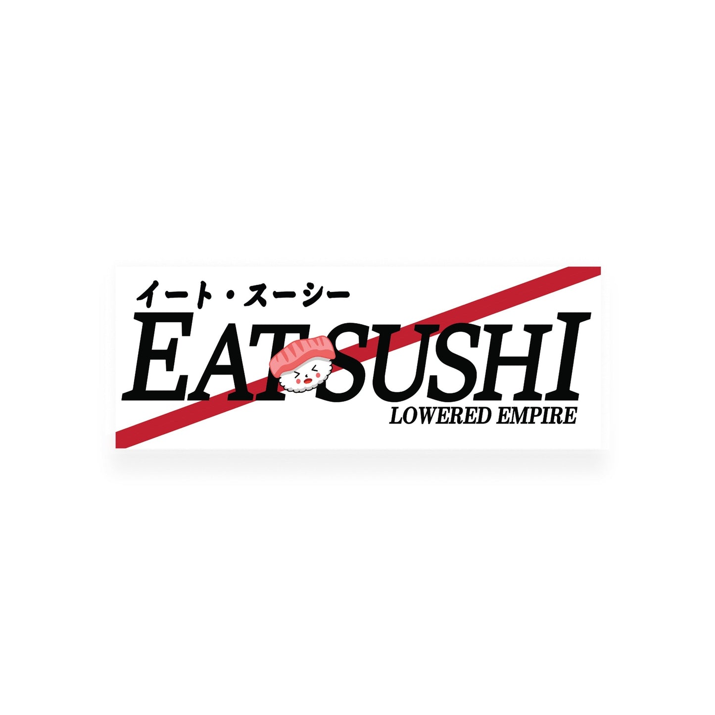 Eat Sushi Slap Sticker