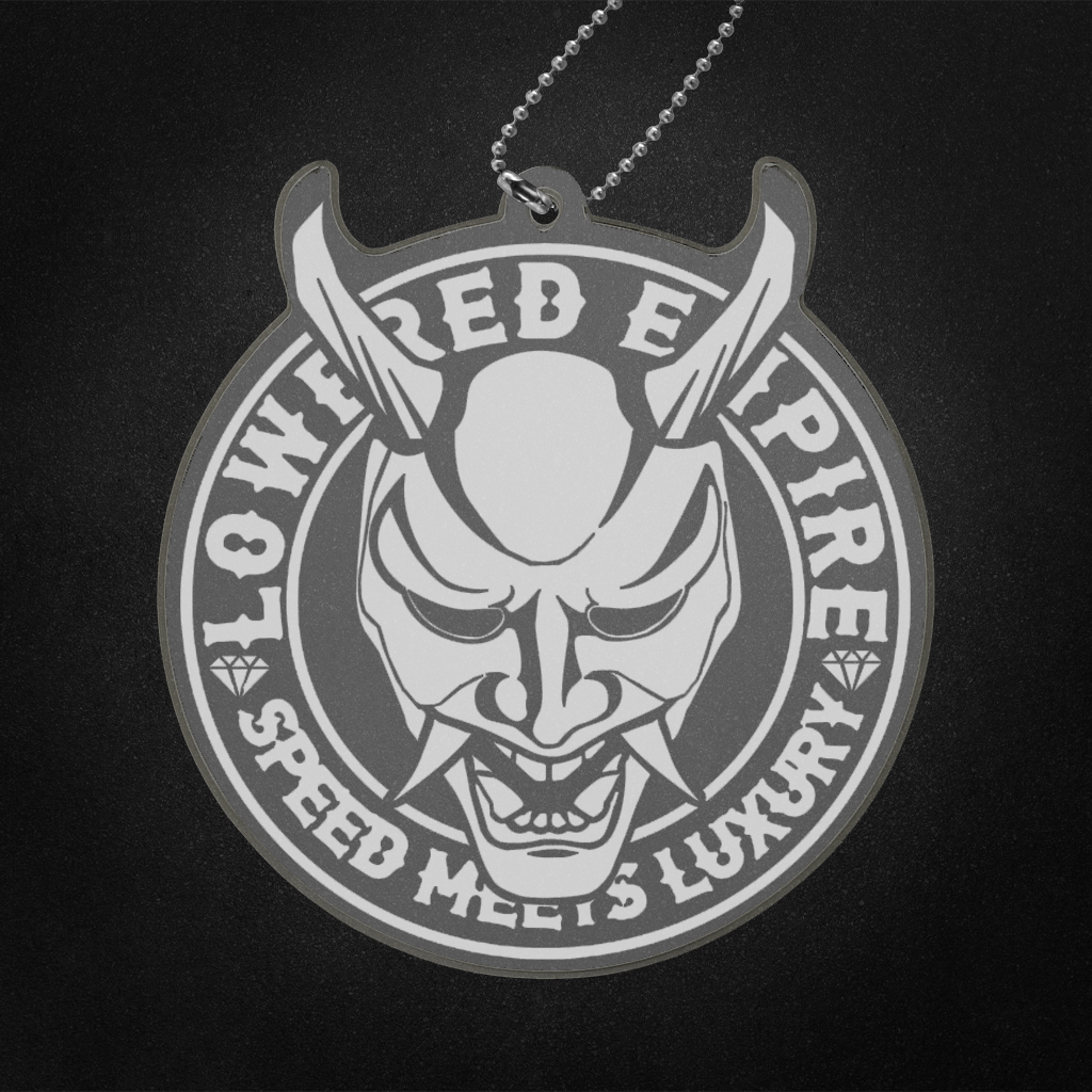 Acrylic Logo W/ Chain