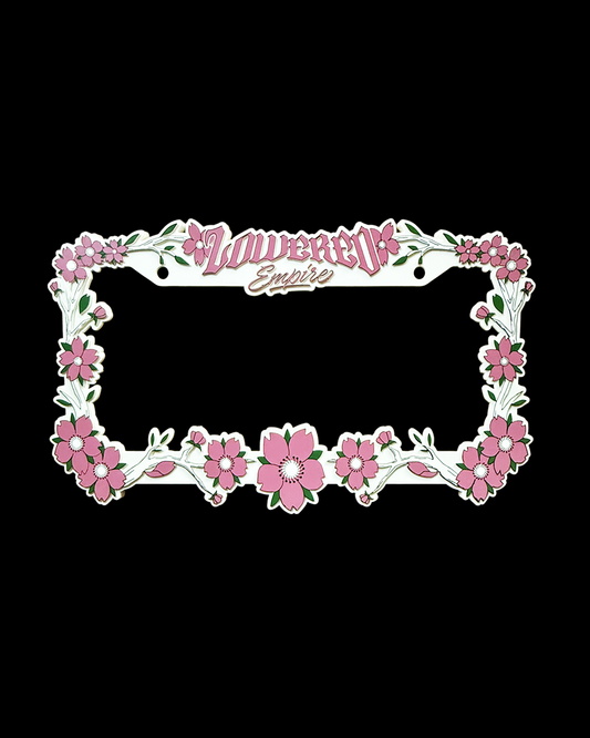 Sakura Flowers License Plate Frame