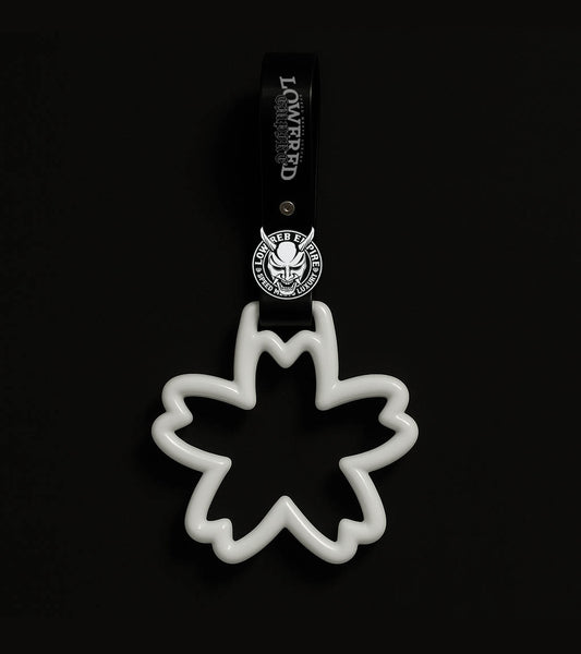 Sakura Flower Handle Tsurikawa  W/ Logo Pin