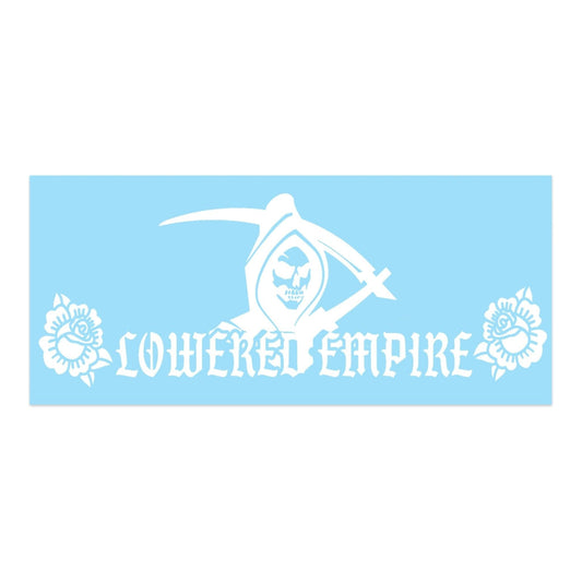 Grim Reaper Rose Traditional Banner 24” - Loweredempire