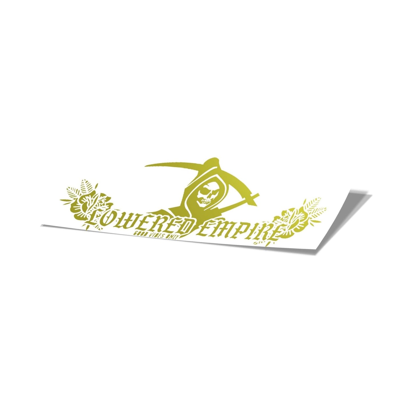 Grim Reaper Rose Traditional Banner 24” - Loweredempire