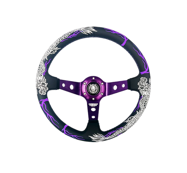 Purple Dragon's Breath Premium Steering Wheel