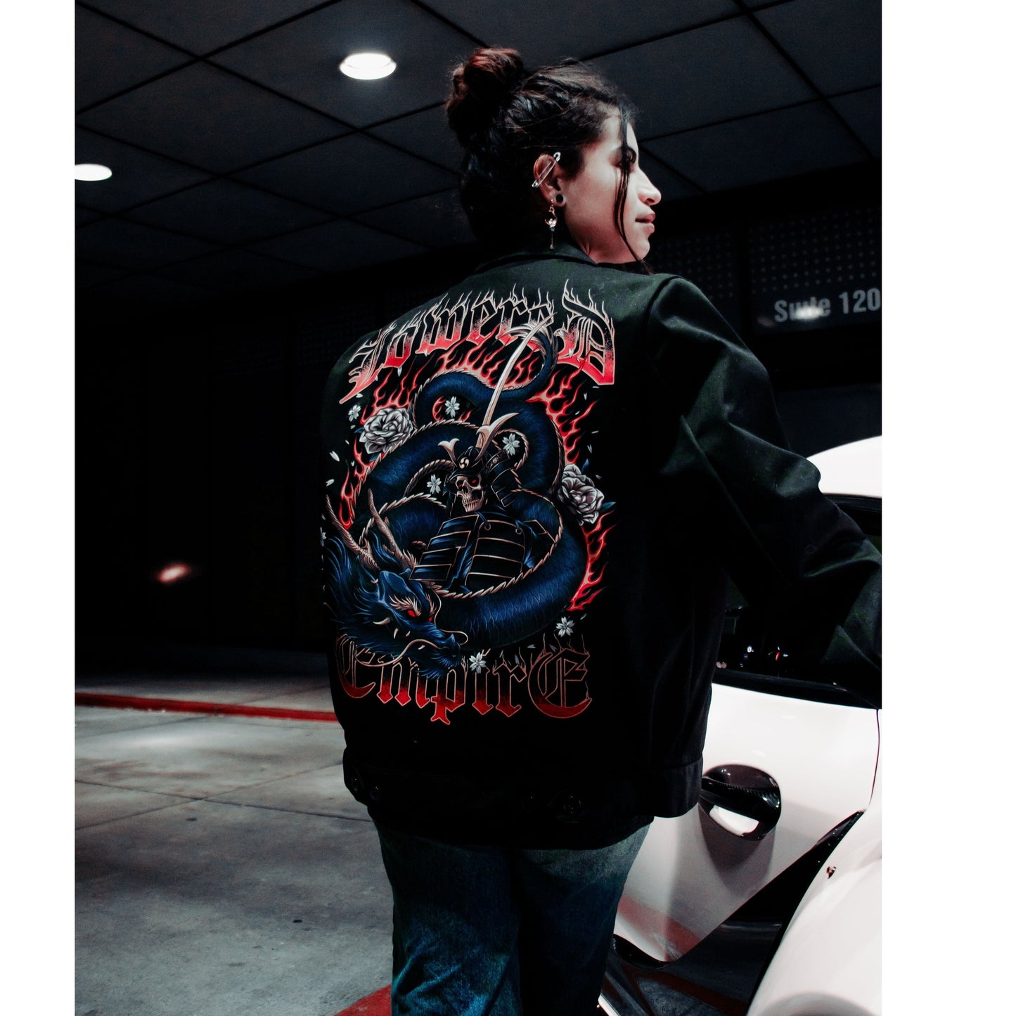 Honor and Fire: Samurai and Dragon Jacket