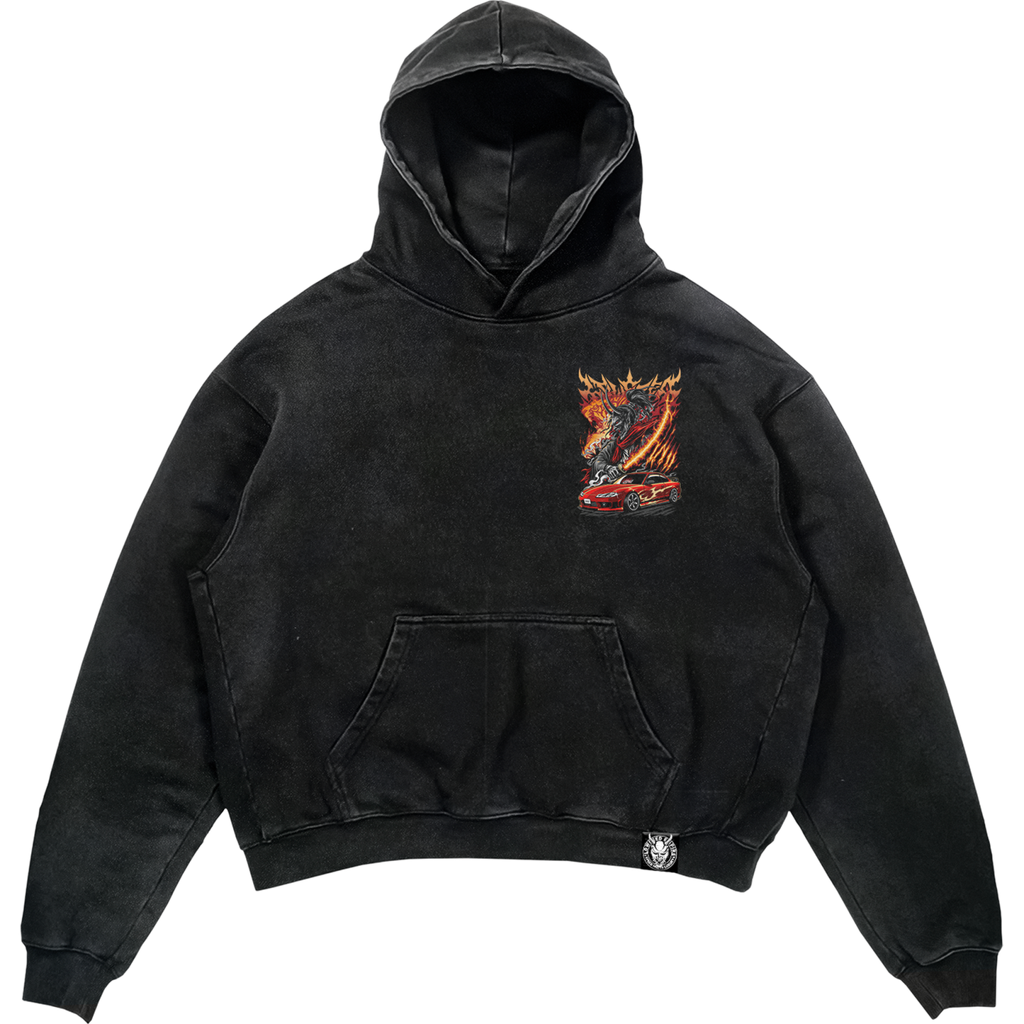 Katana Drift Vintage Hoodie - Hoodie