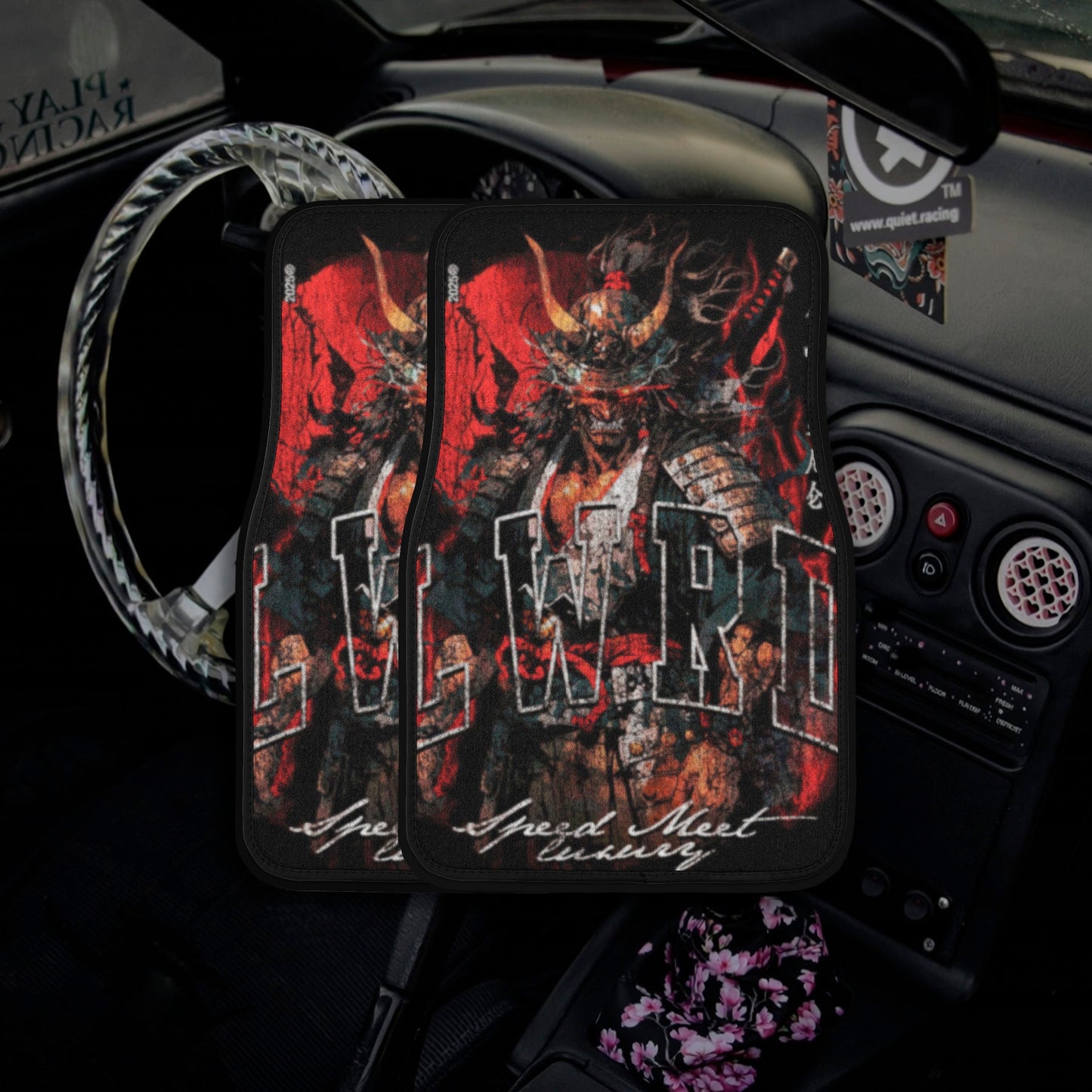 LWRD Samurai Pair Premium Car Carpet Floor Mats