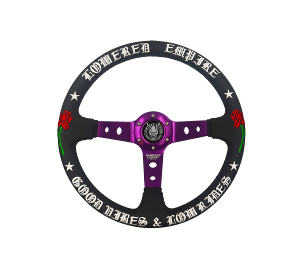 Purple O.G Good Vibes Premium Steering Wheel