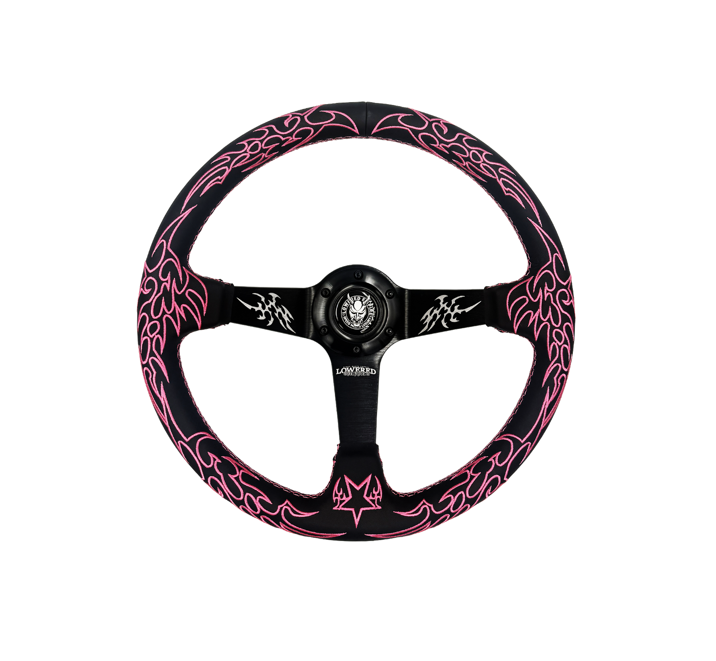 Fusia Pink Cybersigilism Street CS-3 Steering Wheel 350mm