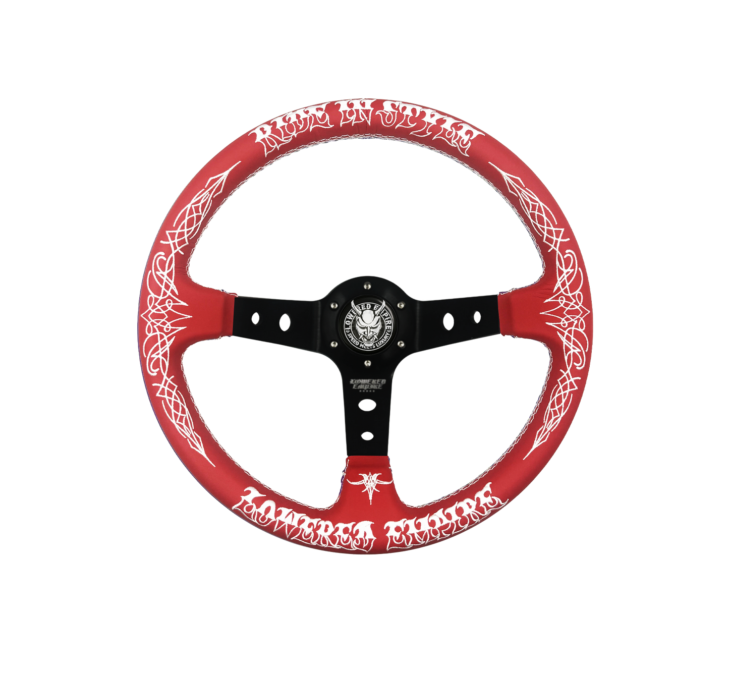 Red Ride In Style RS-2 Steering Wheel 350mm