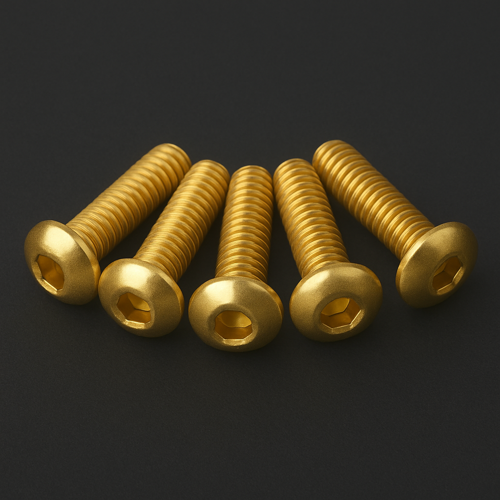 Steering Wheel Bolts - Gold