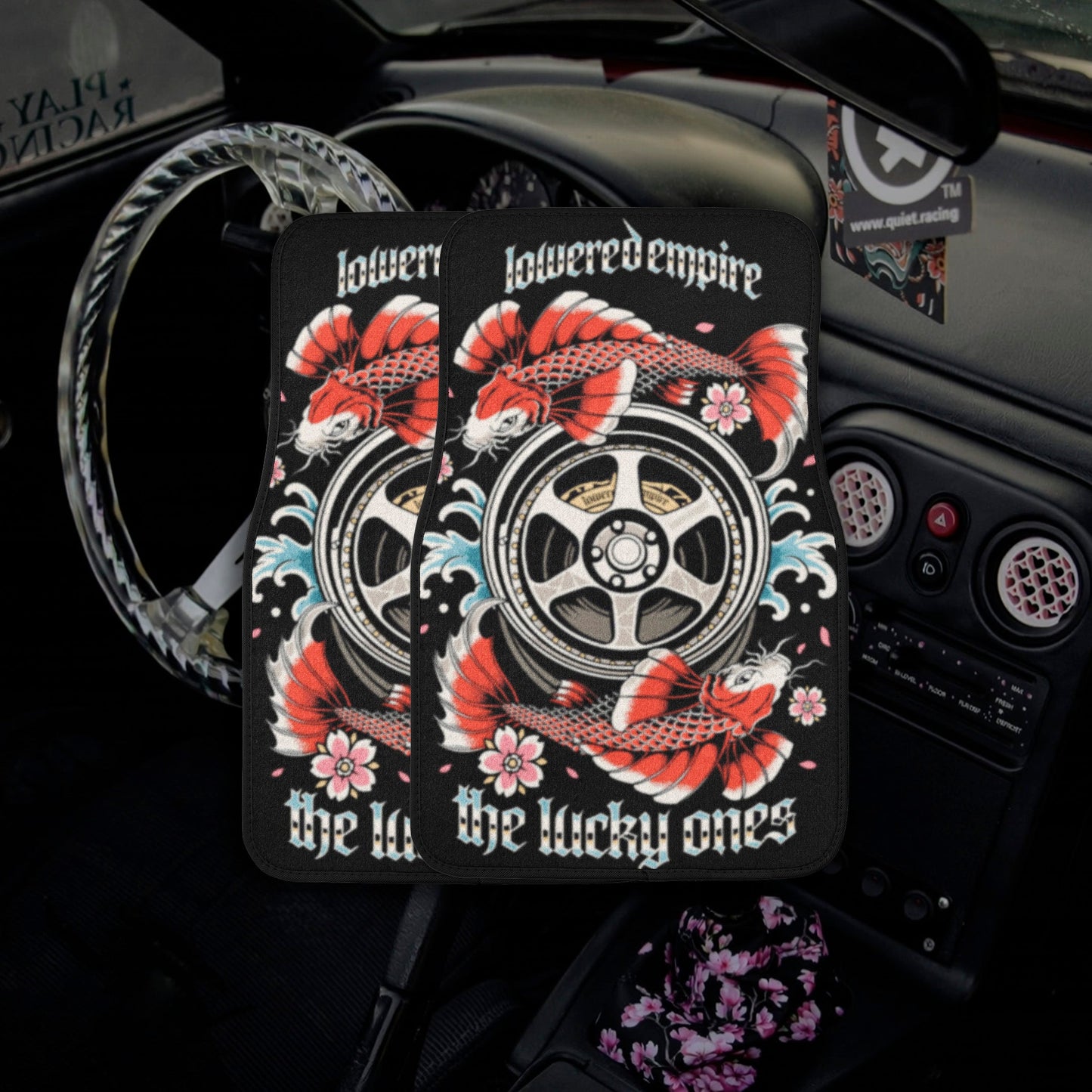 The Lucky Ones Pair Premium Car Carpet Floor Mats