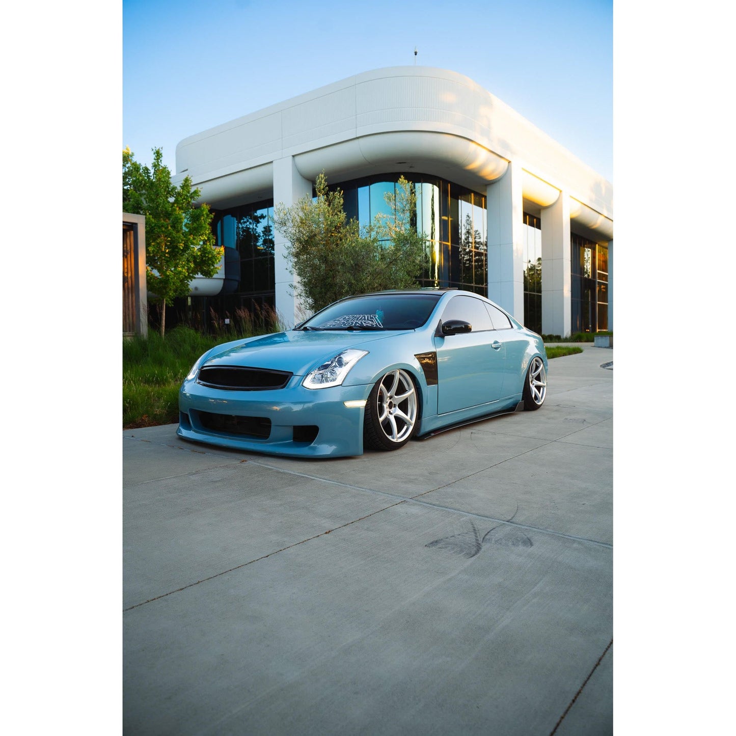 Porsche Ice Blue Full Vinyl Wrap