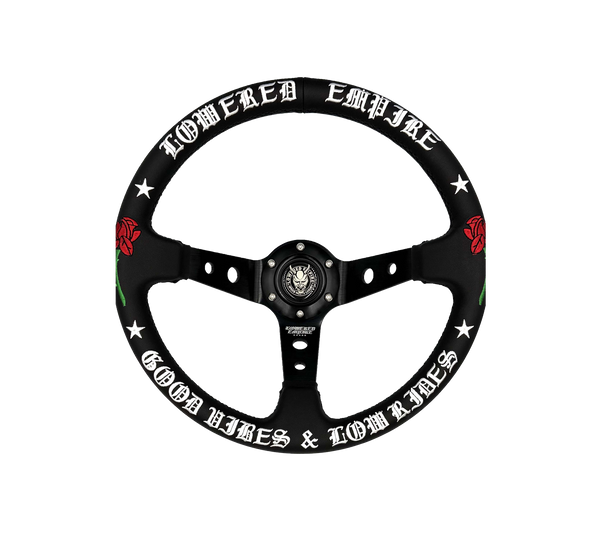 Black O.G Good Vibes Premium Steering Wheel