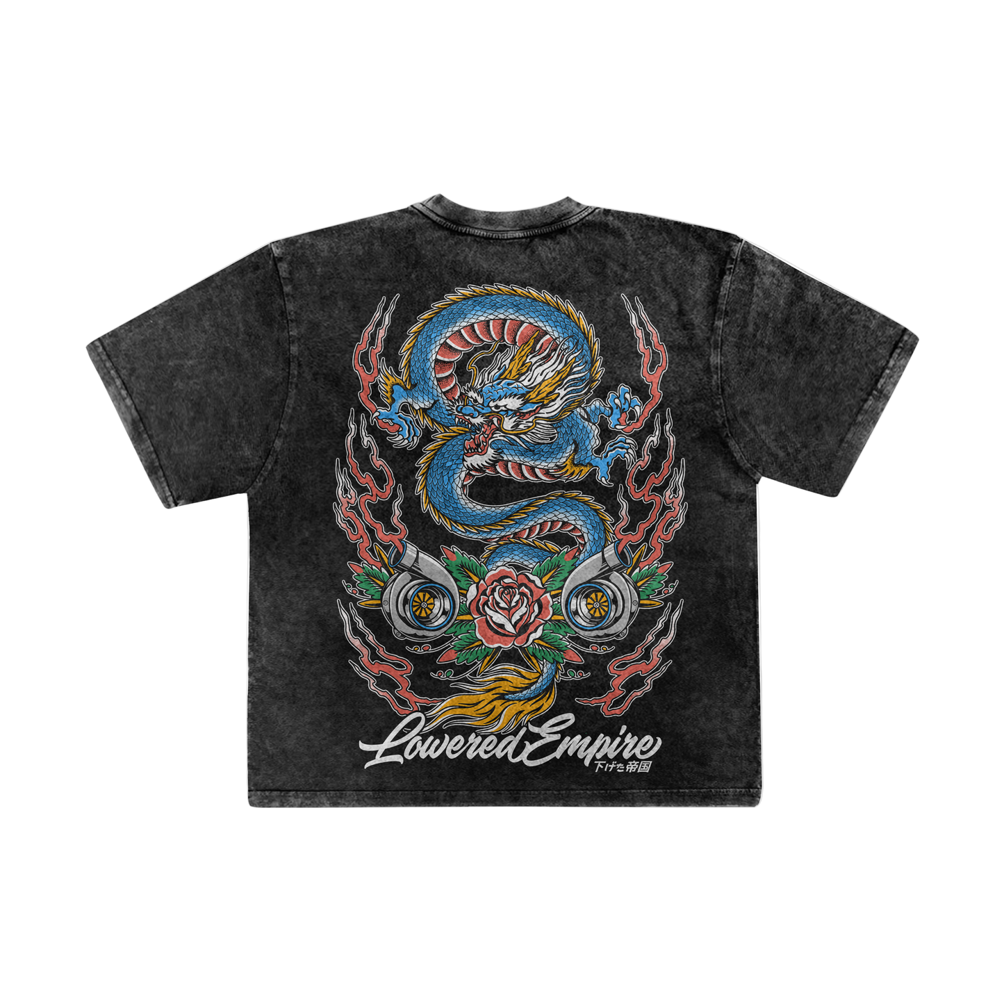Oriental Flaming Dragon Tee