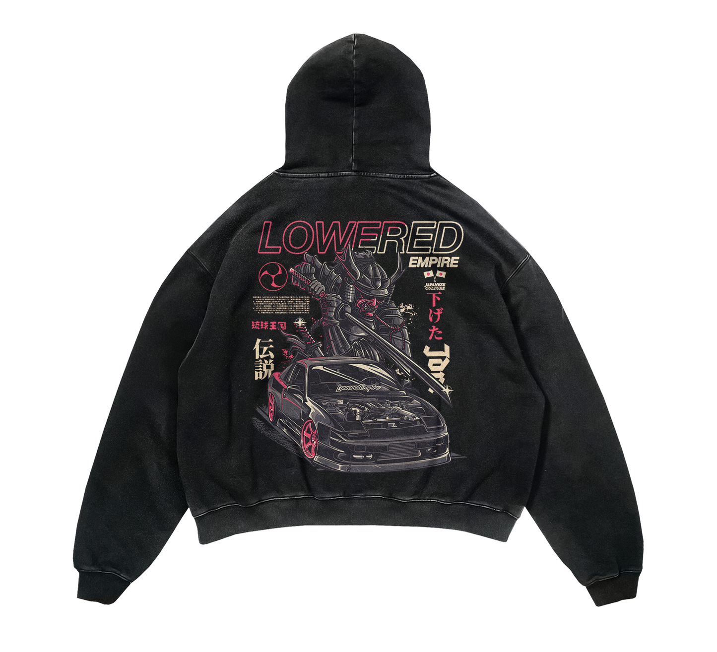 Samurai 240SX Acid Wash Premium Hoodie