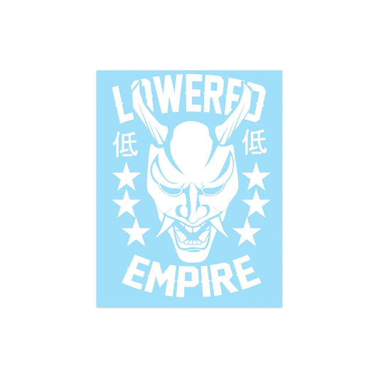12" Lowered Empire Oni Mask Decal - Loweredempire