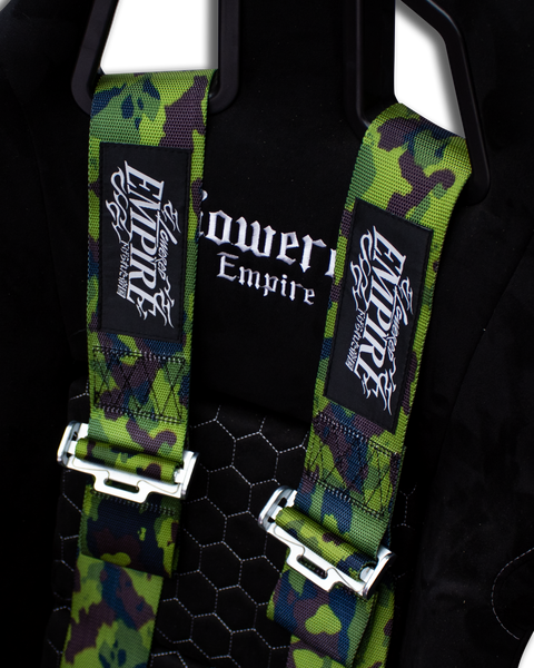 Lowered Empire Flamed Harness Belt- Camo