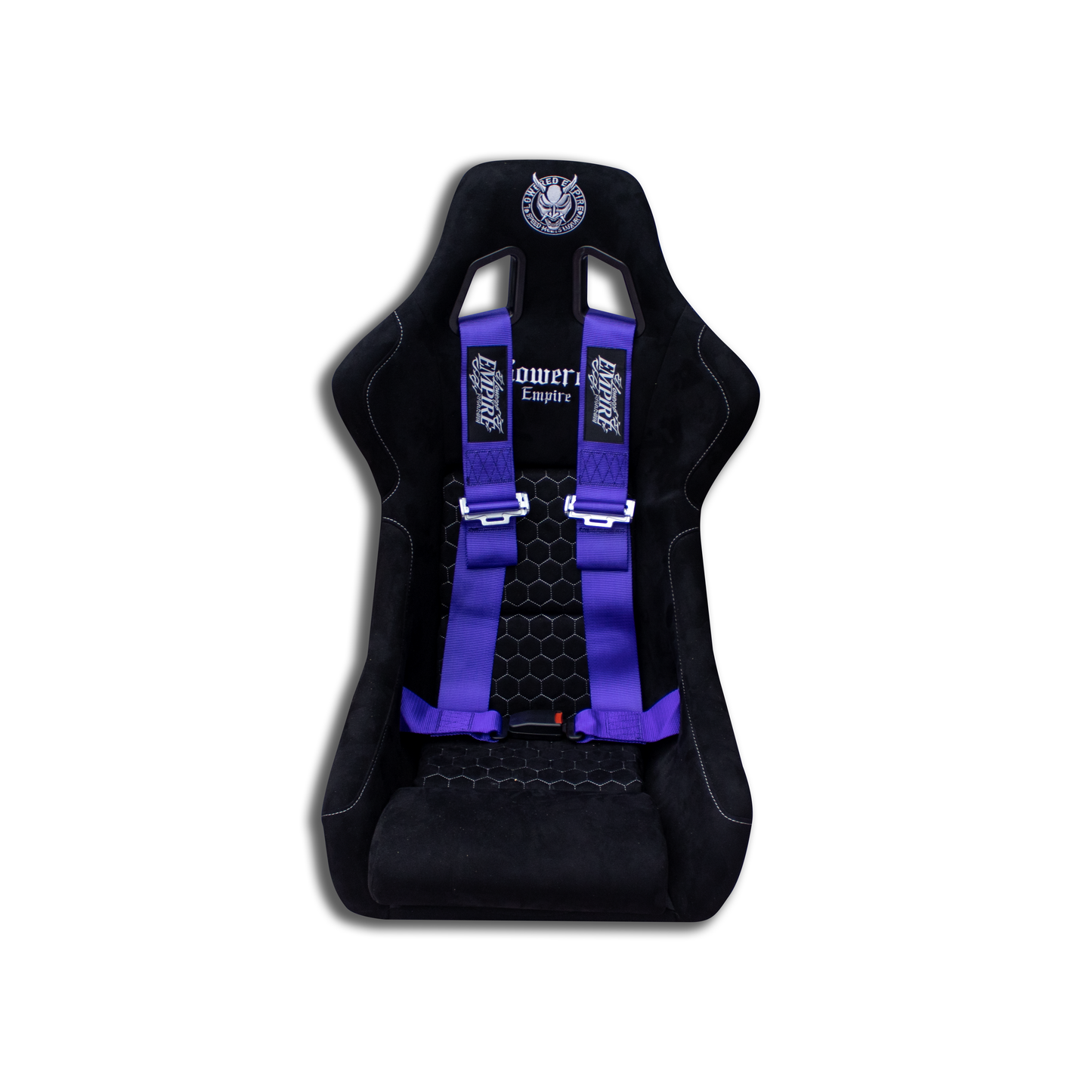 Lowered Empire Flamed Harness Belt- Purple