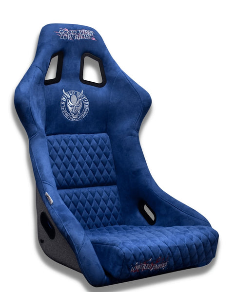 Blue Lowered Empire Bucket Seats Single - Loweredempire