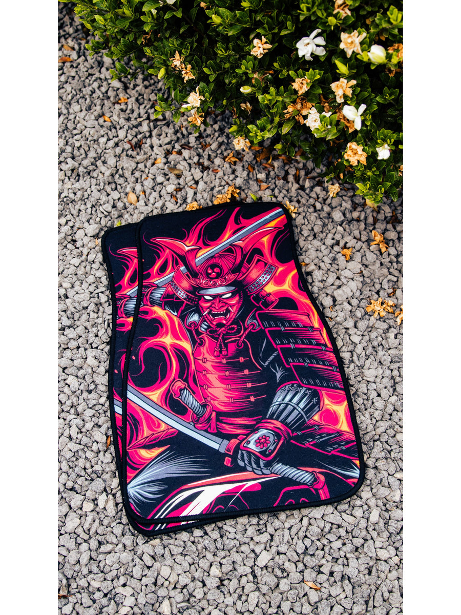 Musashi Miyamoto Samurai Floor Mats Pair
