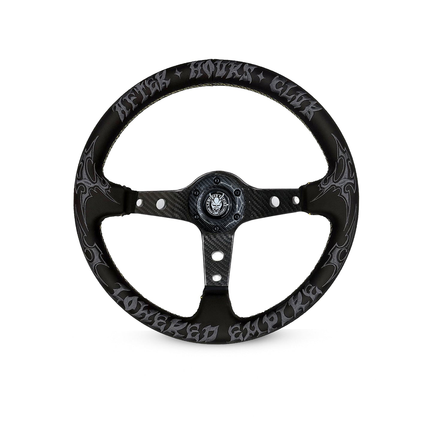 Carbon Fiber After Hours Club AH-2 Steering Wheel 350mm- Lowered Empire