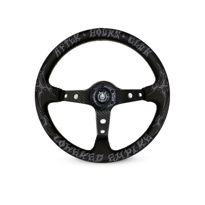 Carbon Fiber After Hours Club AH-2 Steering Wheel 350mm- Lowered Empire