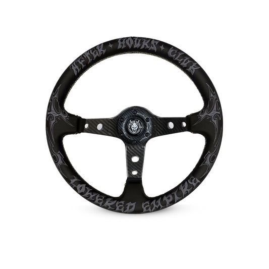 Carbon Fiber After Hours Club AH-2 Steering Wheel 350mm- Lowered Empire